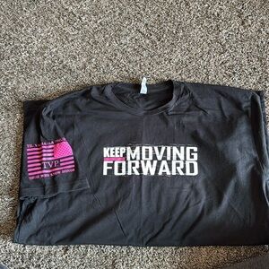 TIL VALHALLA Keep Moving Forward T-shirt. Size XXL